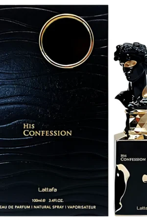 Lattafa His Confession 3.4 Oz Eau de Parfum - Perfumes Wholesale USA